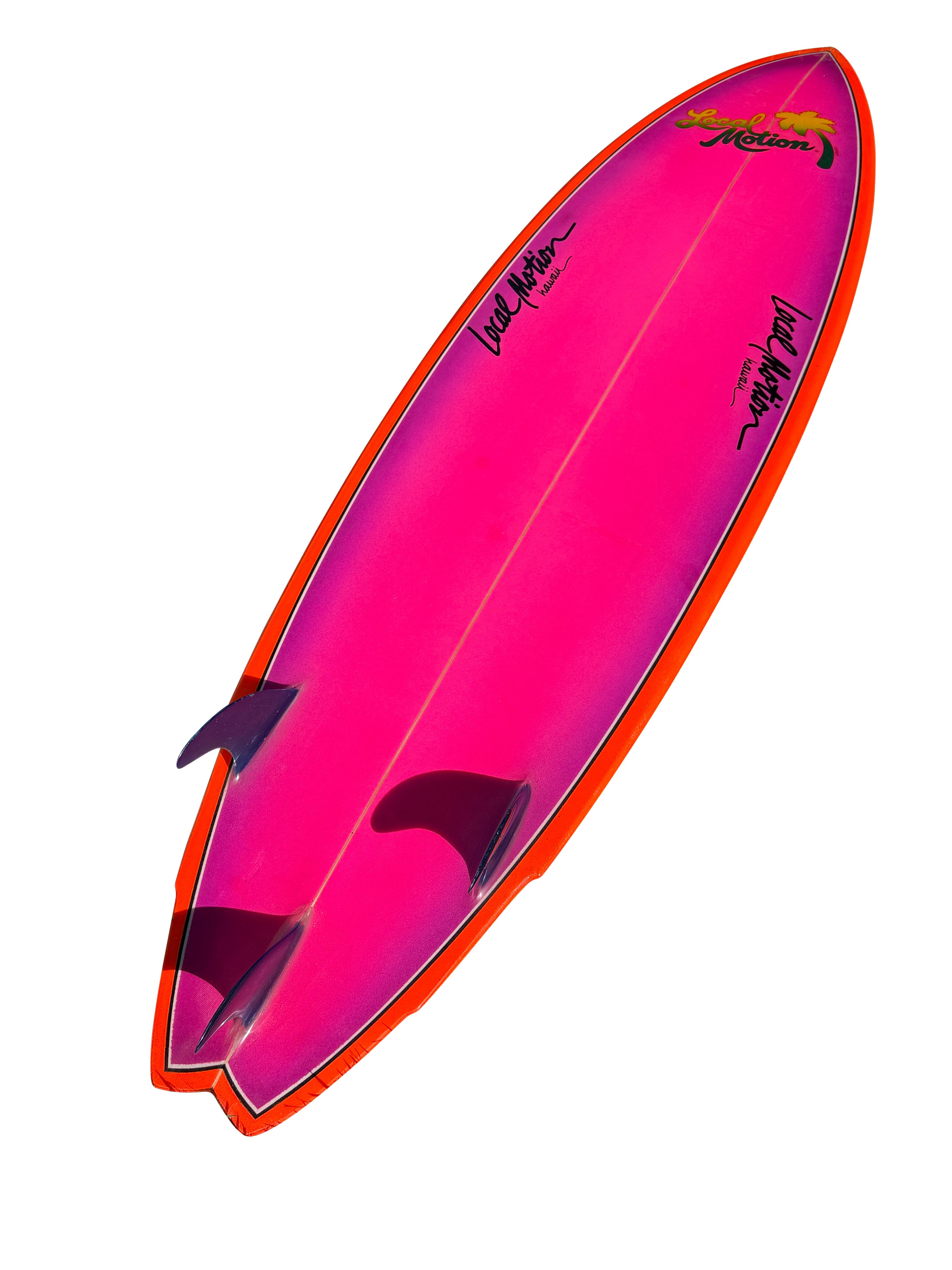 Local Motion Vintage Shortboard Surfboard (1980s) at 1stDibs
