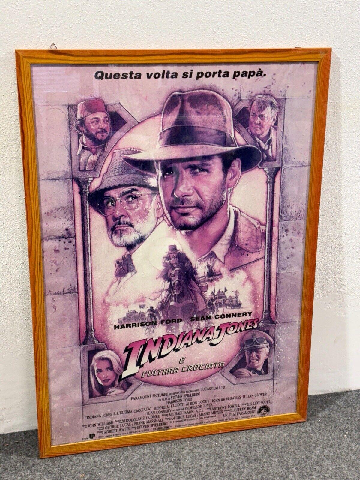Italian Indiana Jones and the Last Crusade Movie Poster For Sale