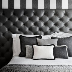 Lochanel Black and White Cushion