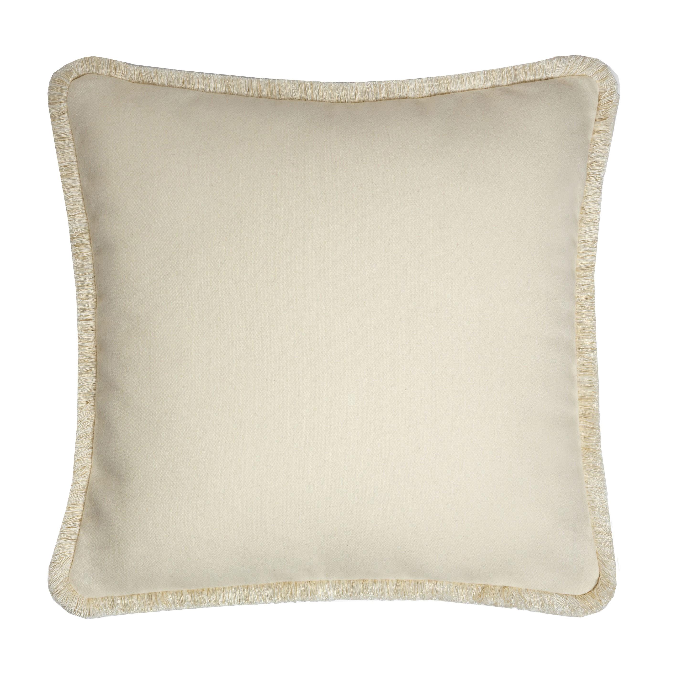 Wool LOCHANEL White Cushion Small For Sale