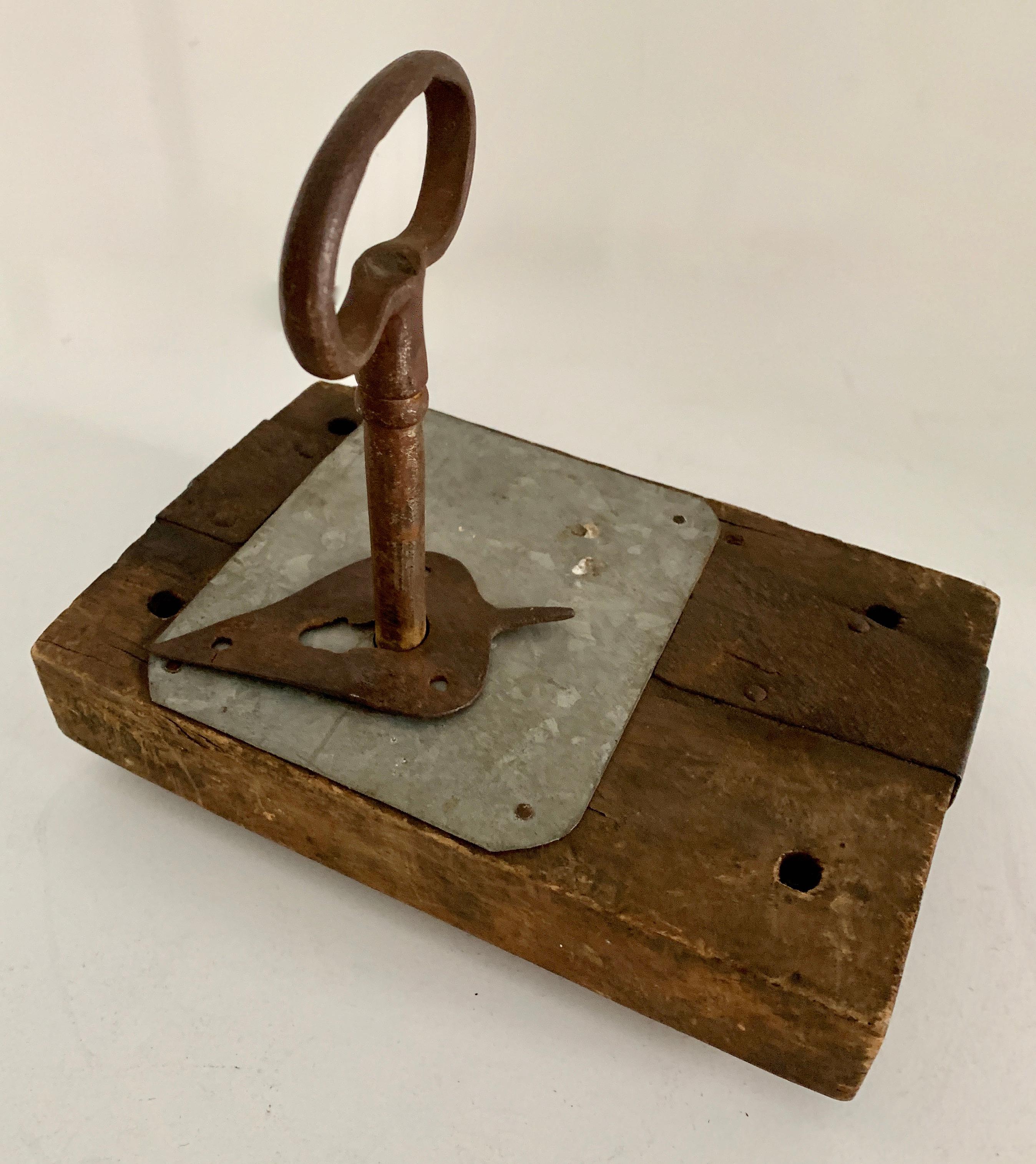 Lock and Key Paper Weight Bookend 2