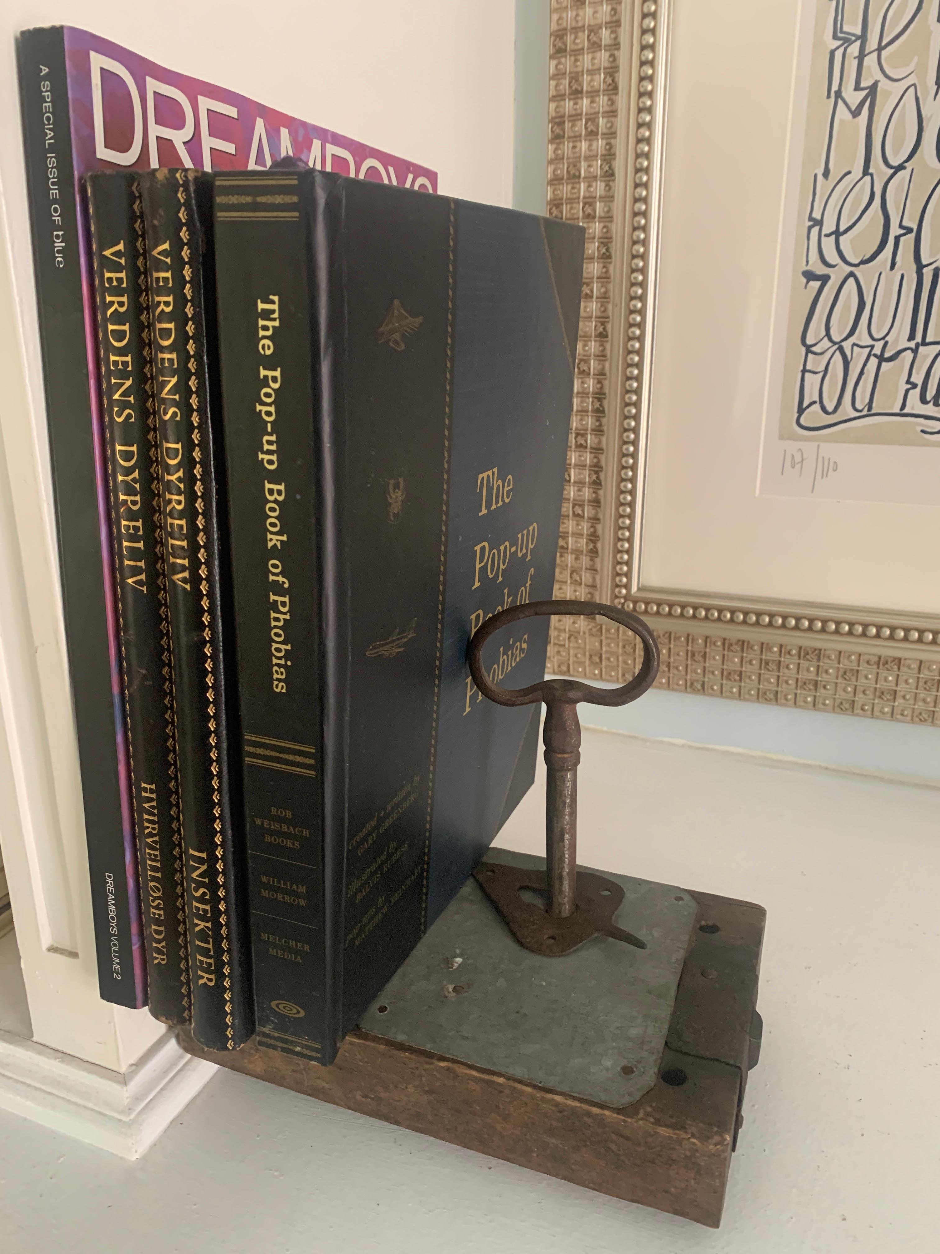 Lock and Key Paper Weight Bookend 5