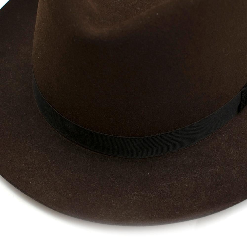 Lock & Co Hatters Expresso Brown Rabbit Fur Hat	 3