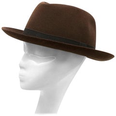 Lock & Co Hatters Expresso Brown Rabbit Fur Hat	