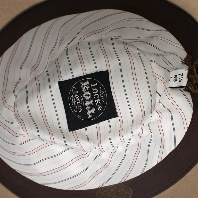 Lock and Co Hatters Tortilla Rabbit Fur Hat For Sale at 1stDibs