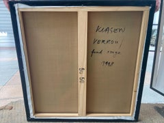 Lock auf rotem Hintergrund, Peter Klasen