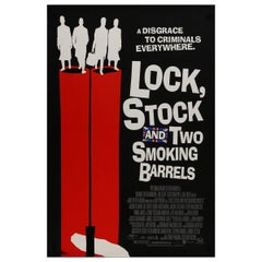 Affiche « Lock, Stock And Two Smoking Barrels » (La serrure, le stock et les deux bars à fumer) de 1998