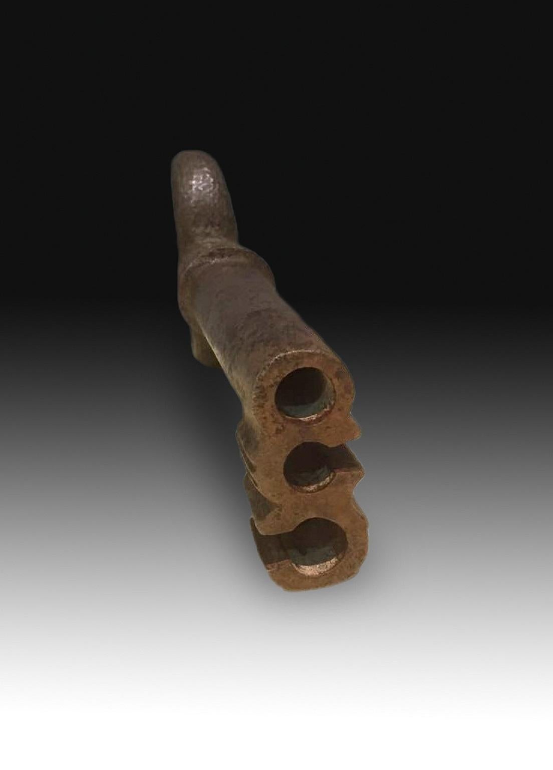 Lock with Key, Iron, 19th Century 2