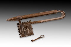 Lock. Wrought iron. Spanish School, 17th century.
