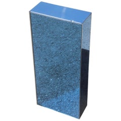Locker Rectangular Cobalt Blue Glass Italy Design 1960 Mirror Art Bathroom Veca