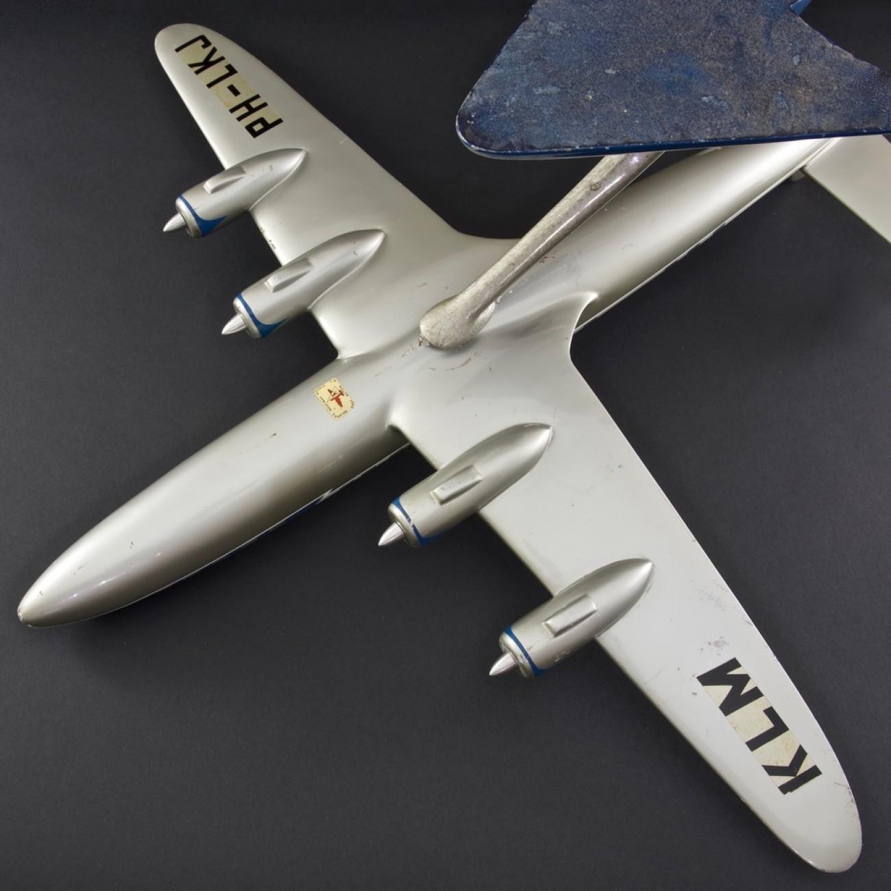 Aluminum Lockheed 'Super Constellation' Large Scale Model Aircraft, circa 1953