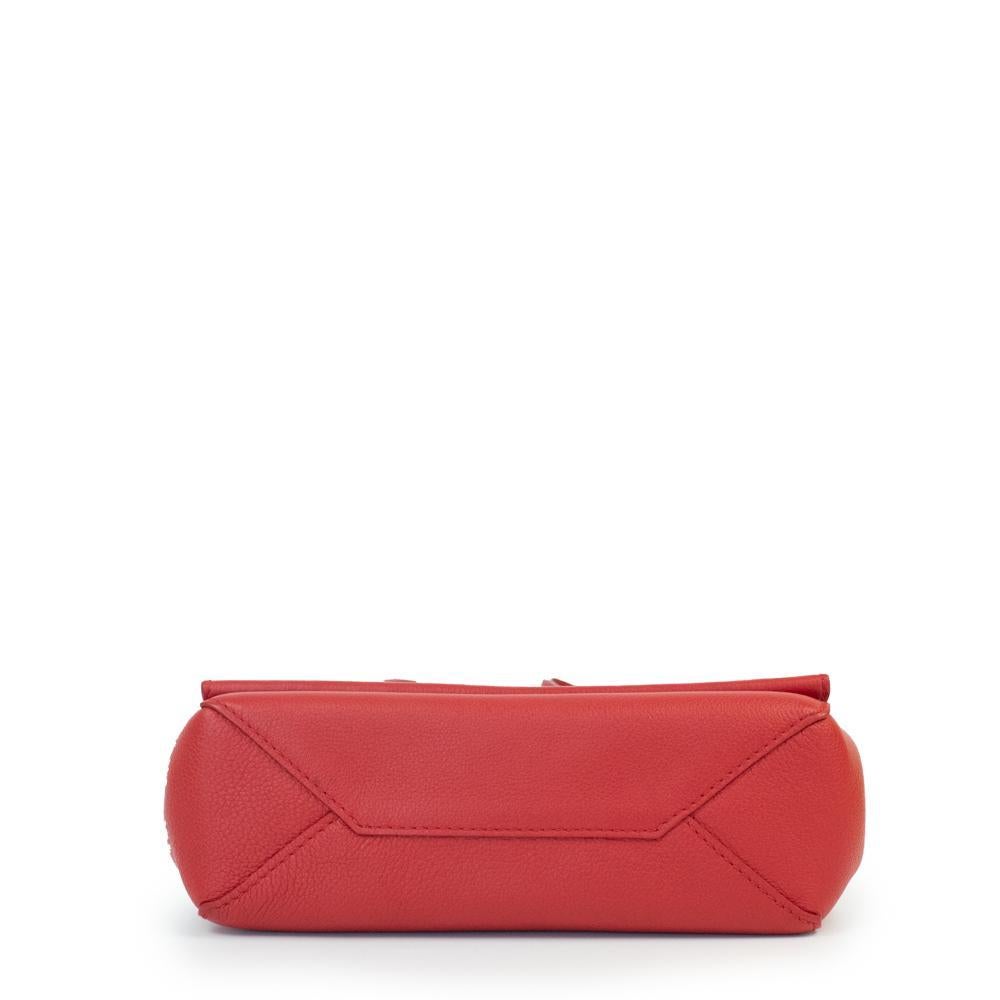 Women's Lockme in Red Leather 