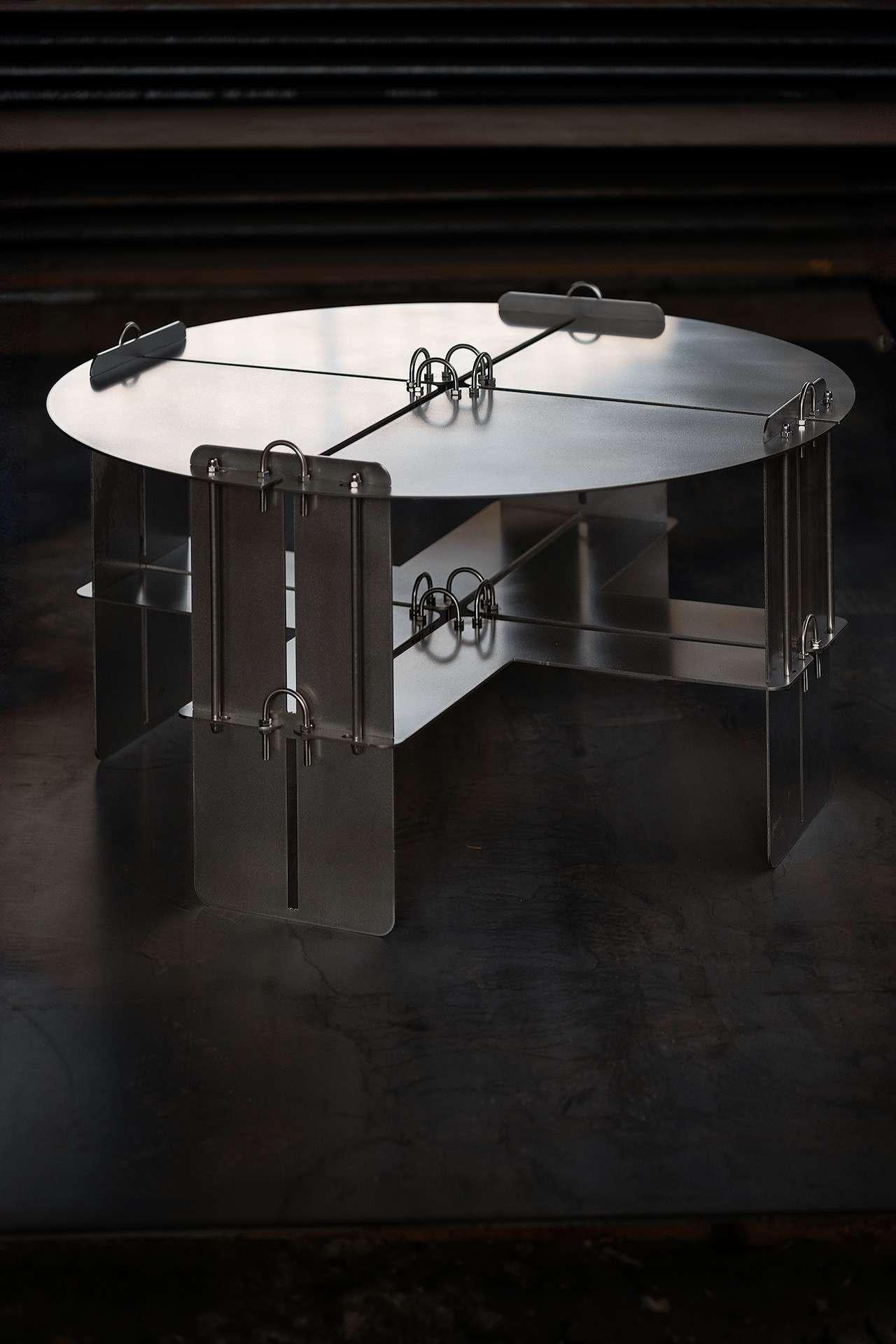 Lockwerk Coffee Table - design Giorgio Bena In New Condition For Sale In Rivarolo Canavese, TO