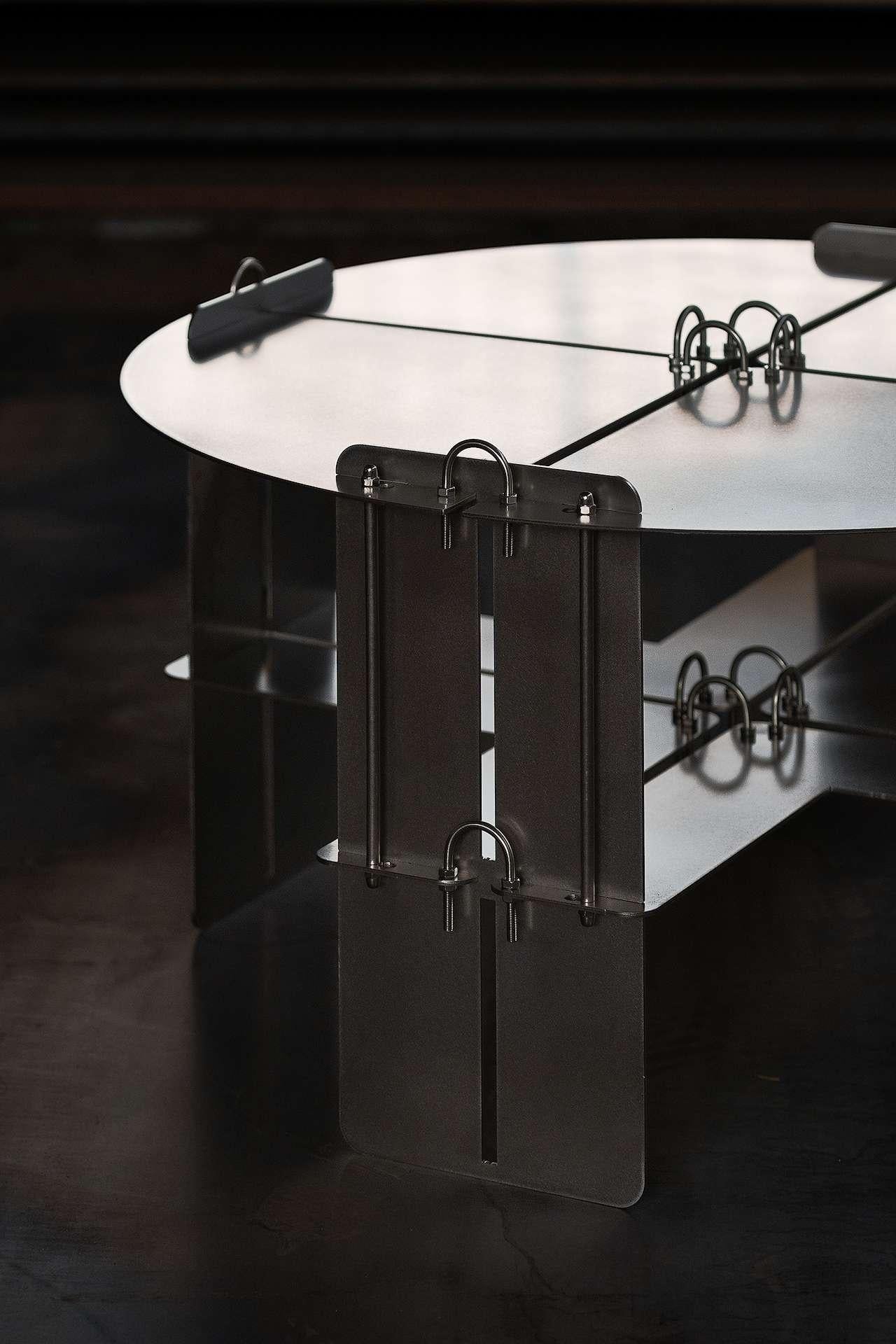 Lockwerk Coffee Table - design Giorgio Bena In New Condition For Sale In Rivarolo Canavese, TO