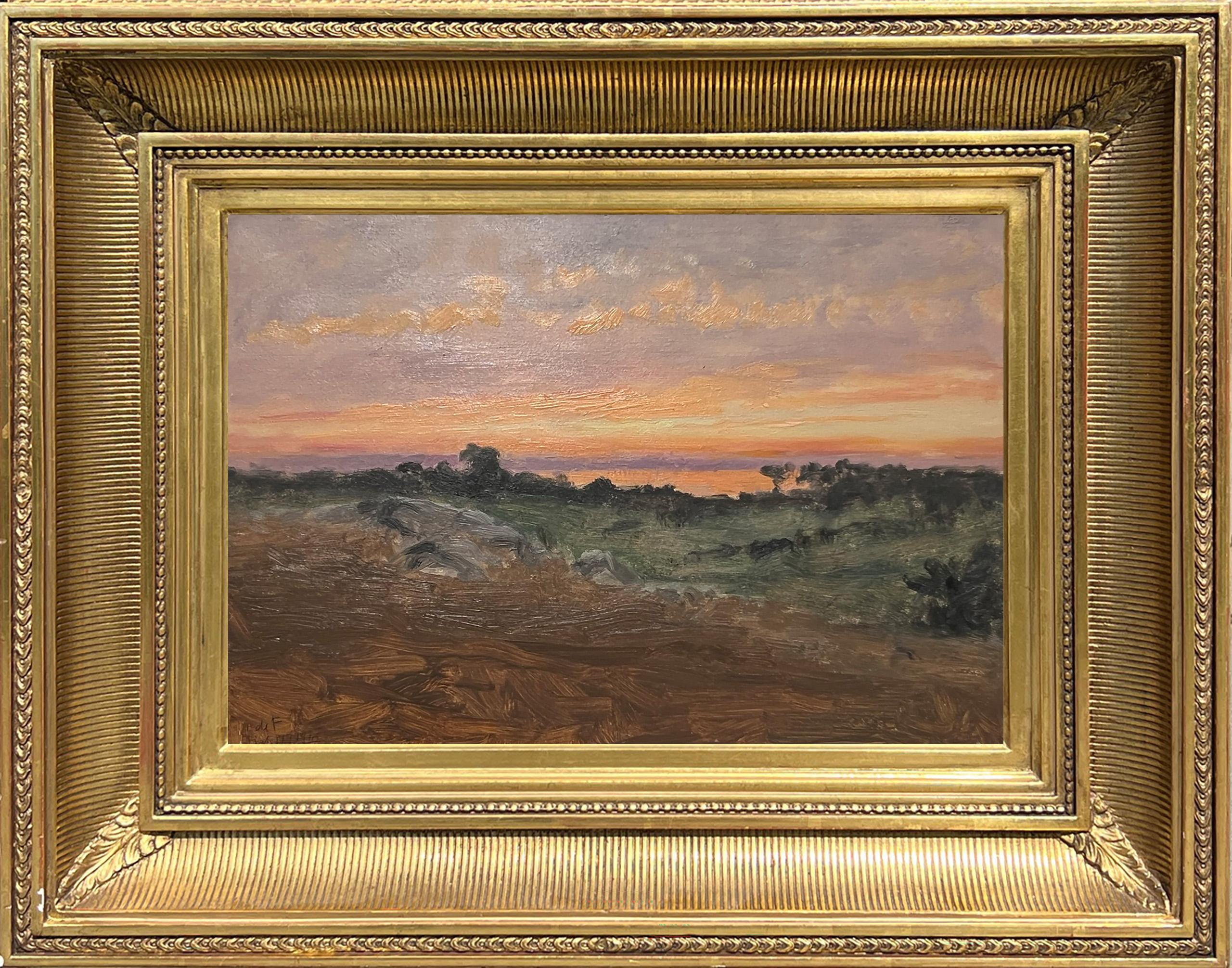 New England Sunrise, 1910 by Lockwood DeForest (American, 1850-1932)