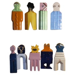 LOCLETOYS, Art Potiches, whole collection 9 pcs, by Munari & Zanovello, Nove