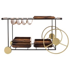 Locomotive Tea Cart