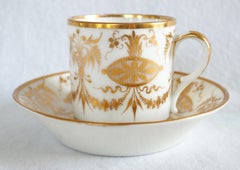 Locré Manufacture : Paris porcelain coffee cup - 18th century
