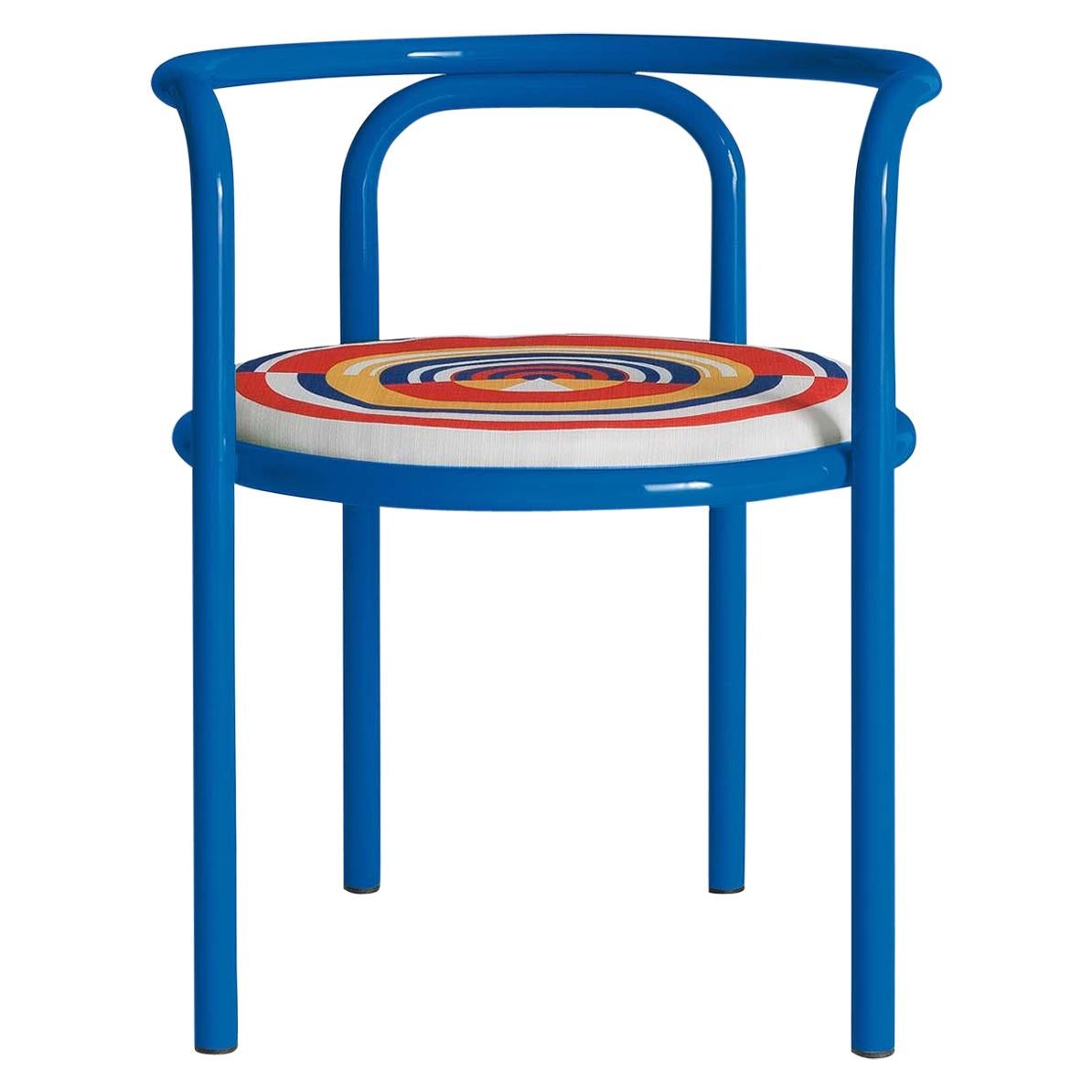Locus Solus Blue Chair by Gae Aulenti