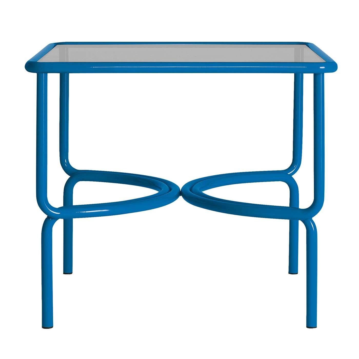 italien Table à manger Locus Solus Blue de Gae Aulenti en vente