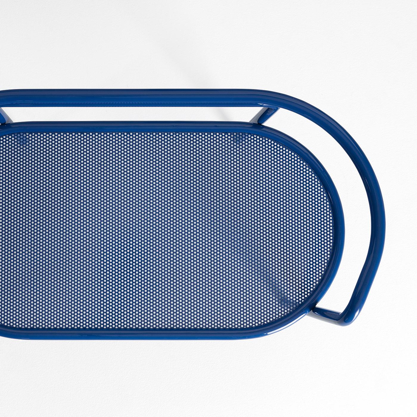 Fait main Loveseat Locus Solus Bleu par Gae Aulenti en vente