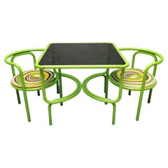 Vintage Locus Solus by Gae Aulenti, green set