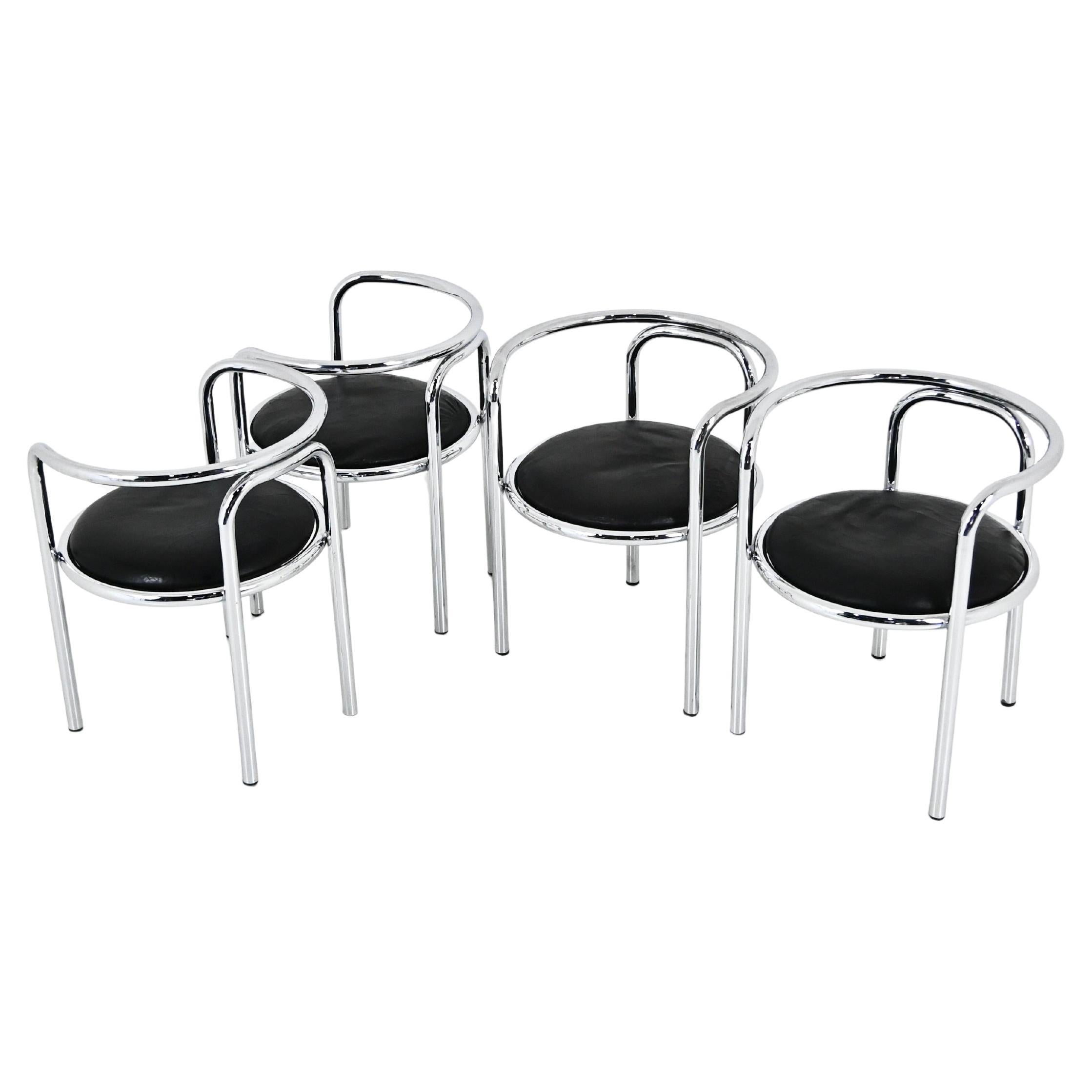 "Locus Solus" Chairs by Gae Aulenti for Poltronova, 1960s, set of 4