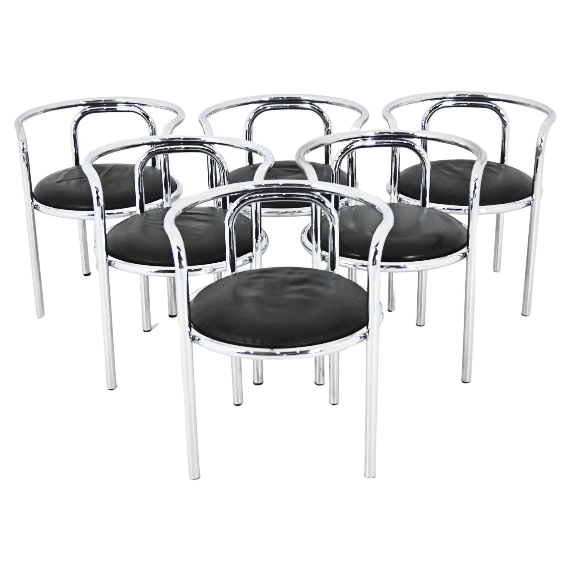 "Locus Solus" Chairs by Gae Aulenti for Poltronova, 1960s, set of 6