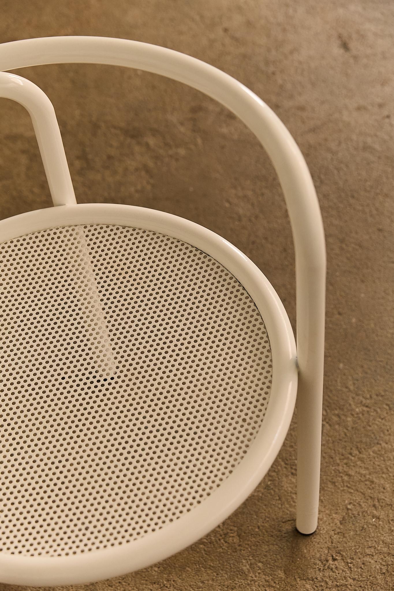 Locus Solus Chairs by Gae Aulenti White Set Of 4 (Italienisch) im Angebot