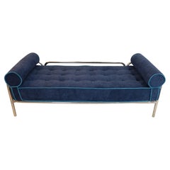 Locus Bed Gae Aulenti for Poltronova 'Locus Solus' day bed in chromed steel For ...