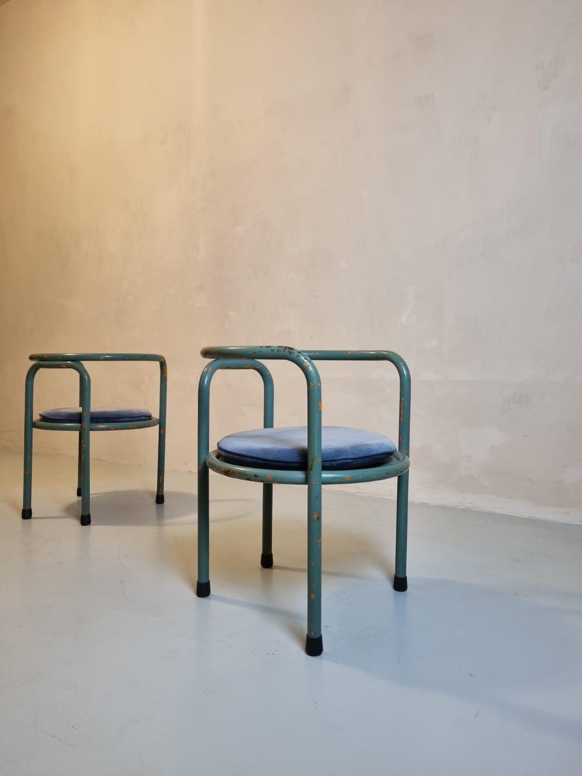 Locus Solus chairs by Gae Aulenti for Poltronova, 1960.
