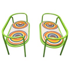 Locus Solus, Gae Aulenti, Set of 2 Poufs