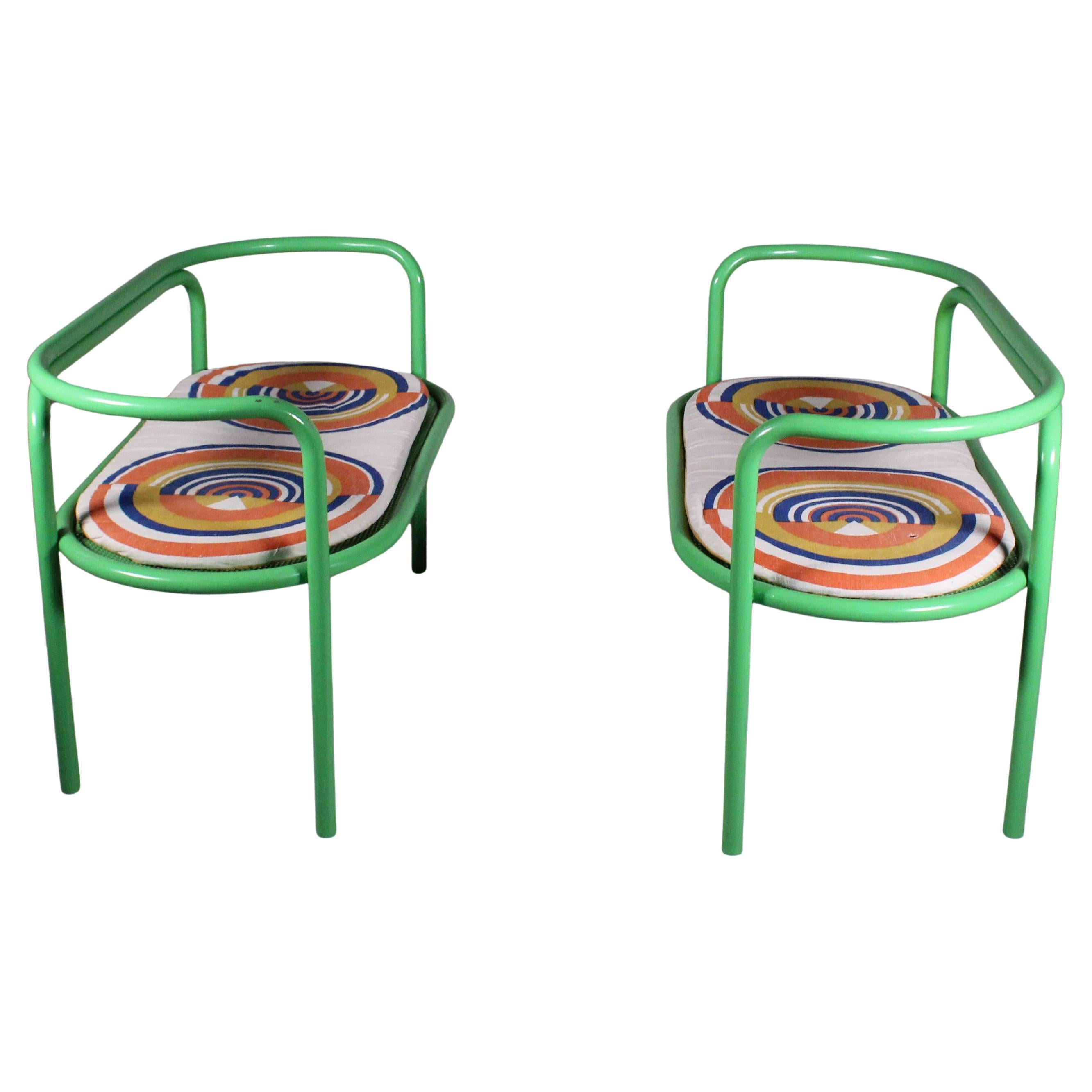 Locus Solus, Gae Aulenti, Set of 2 Poufs For Sale