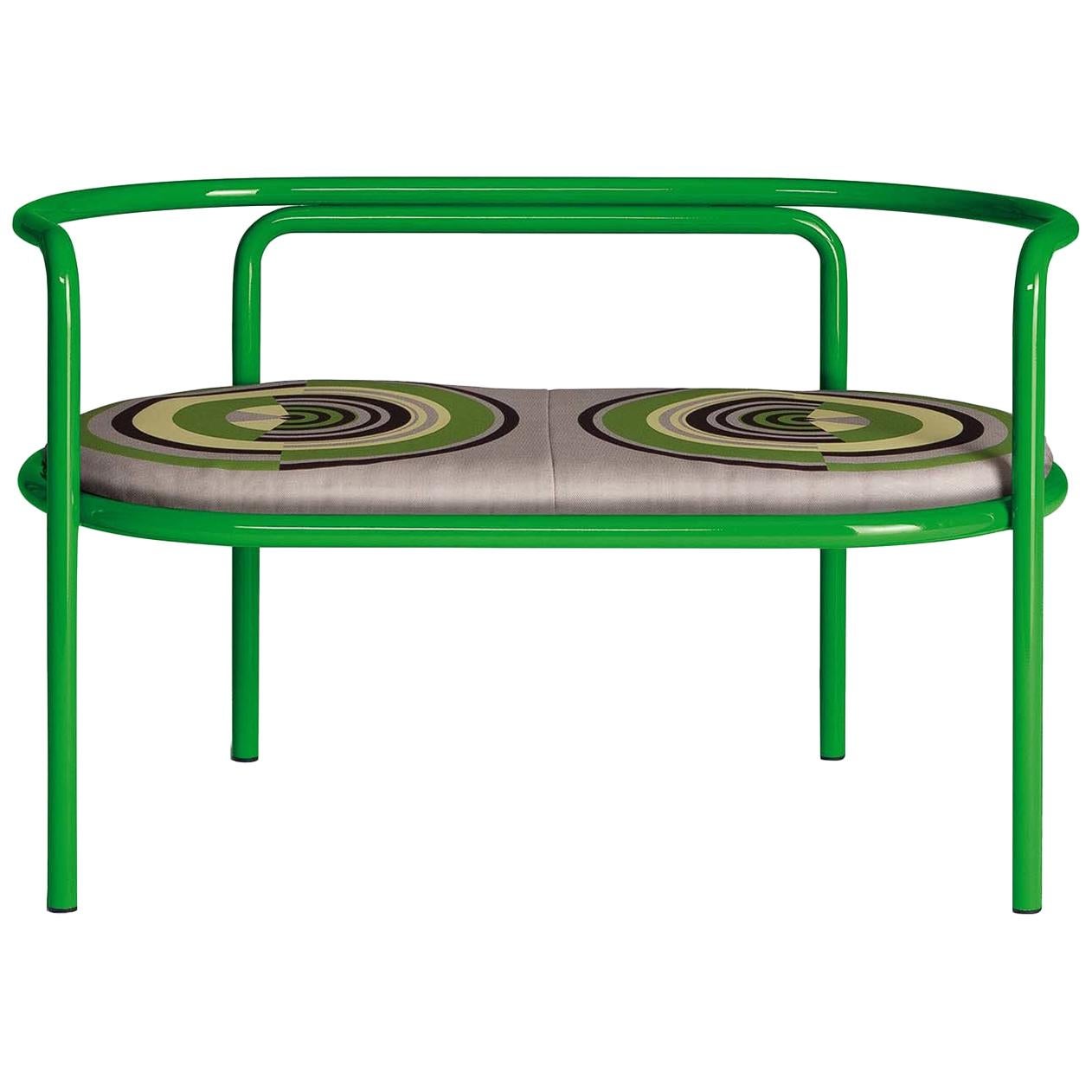 Locus Solus Green Loveseat by Gae Aulenti