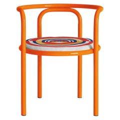 Chaise Locus Solus orange de Gae Aulenti