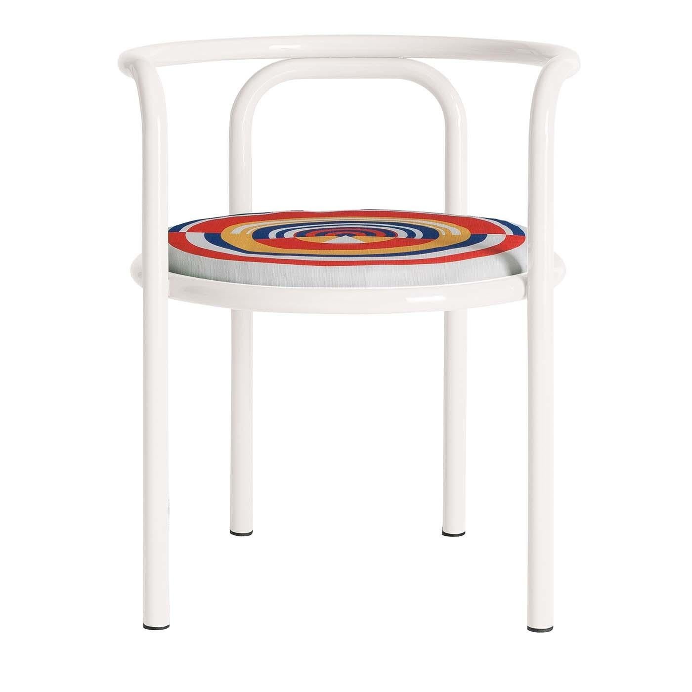 Italian Locus Solus White Chair by Gae Aulenti For Sale