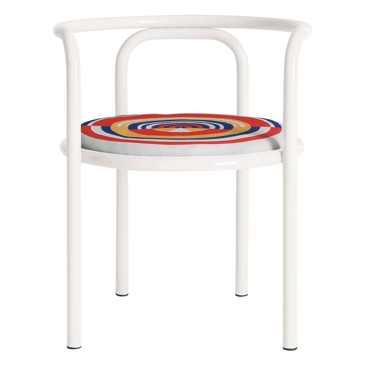 Locus Solus White Chair by Gae Aulenti For Sale