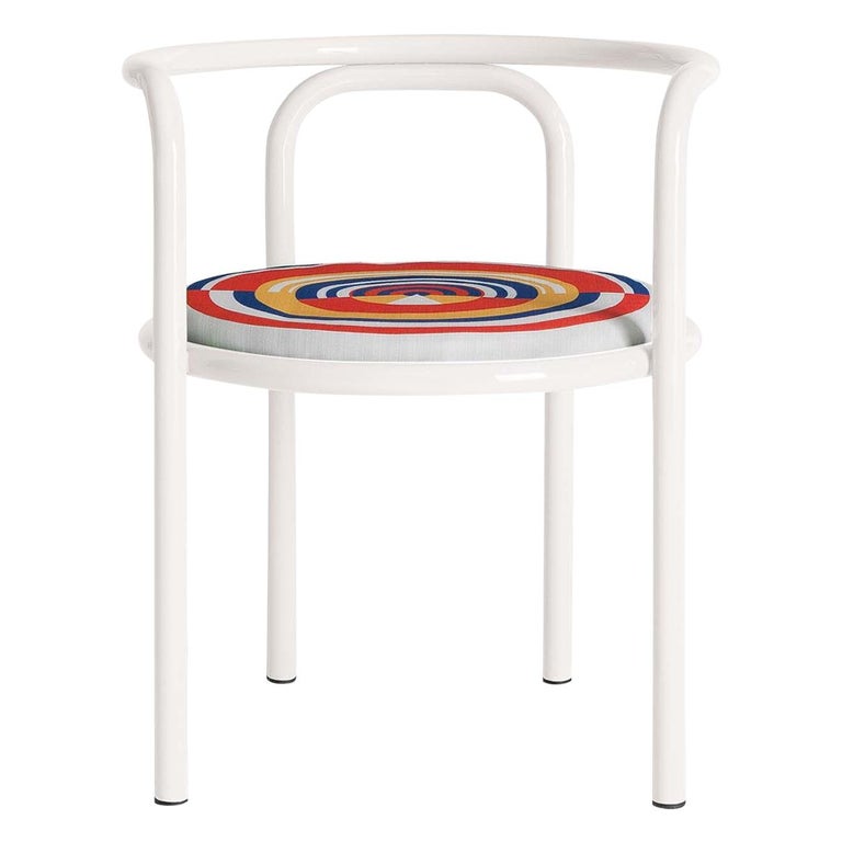 Locus Solus White Chair by Gae Aulenti For Sale
