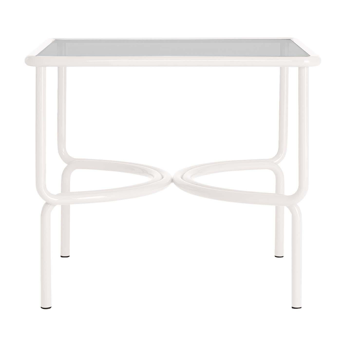 Italian Locus Solus White Dining Table by Gae Aulenti