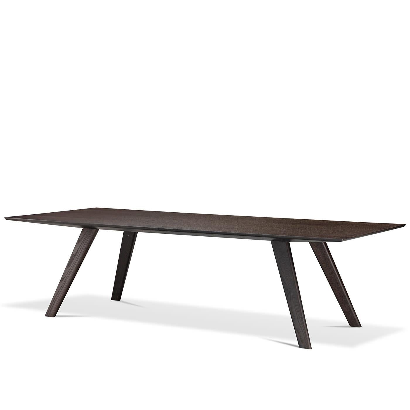 Locust Brown Dining Table by Stefano Giovannoni In New Condition For Sale In Milan, IT