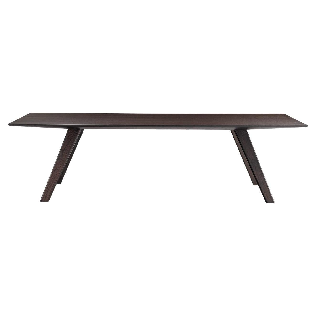 Locust Brown Dining Table by Stefano Giovannoni For Sale