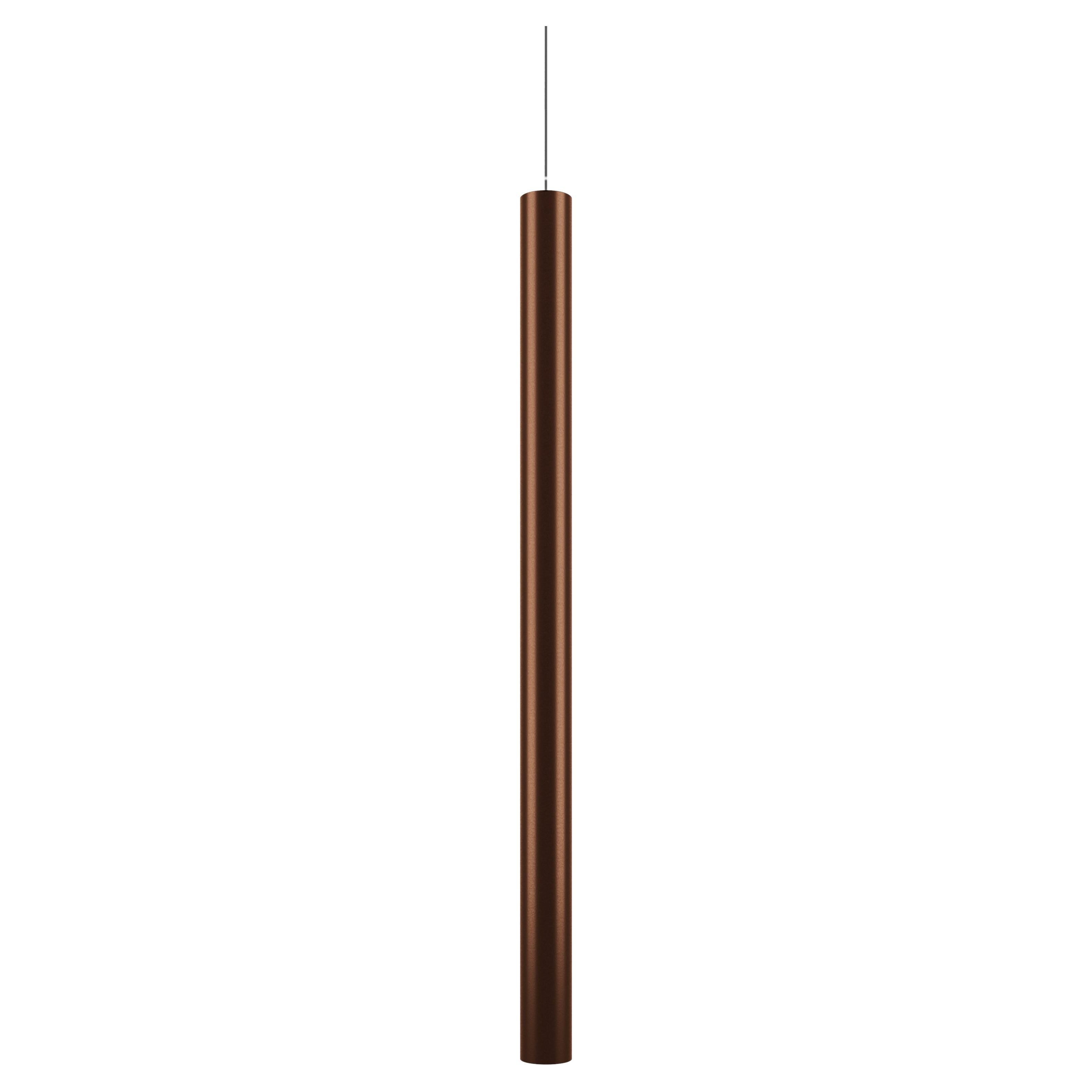 Grande lampe à suspension A-TUBE en bronze cuivré par Studio Italia Design en vente