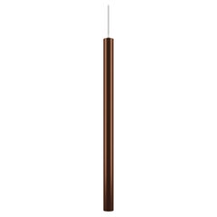 Lodes A-TUBE Large Suspension Lamp in Coppery Bronze by Studio Italia Design
