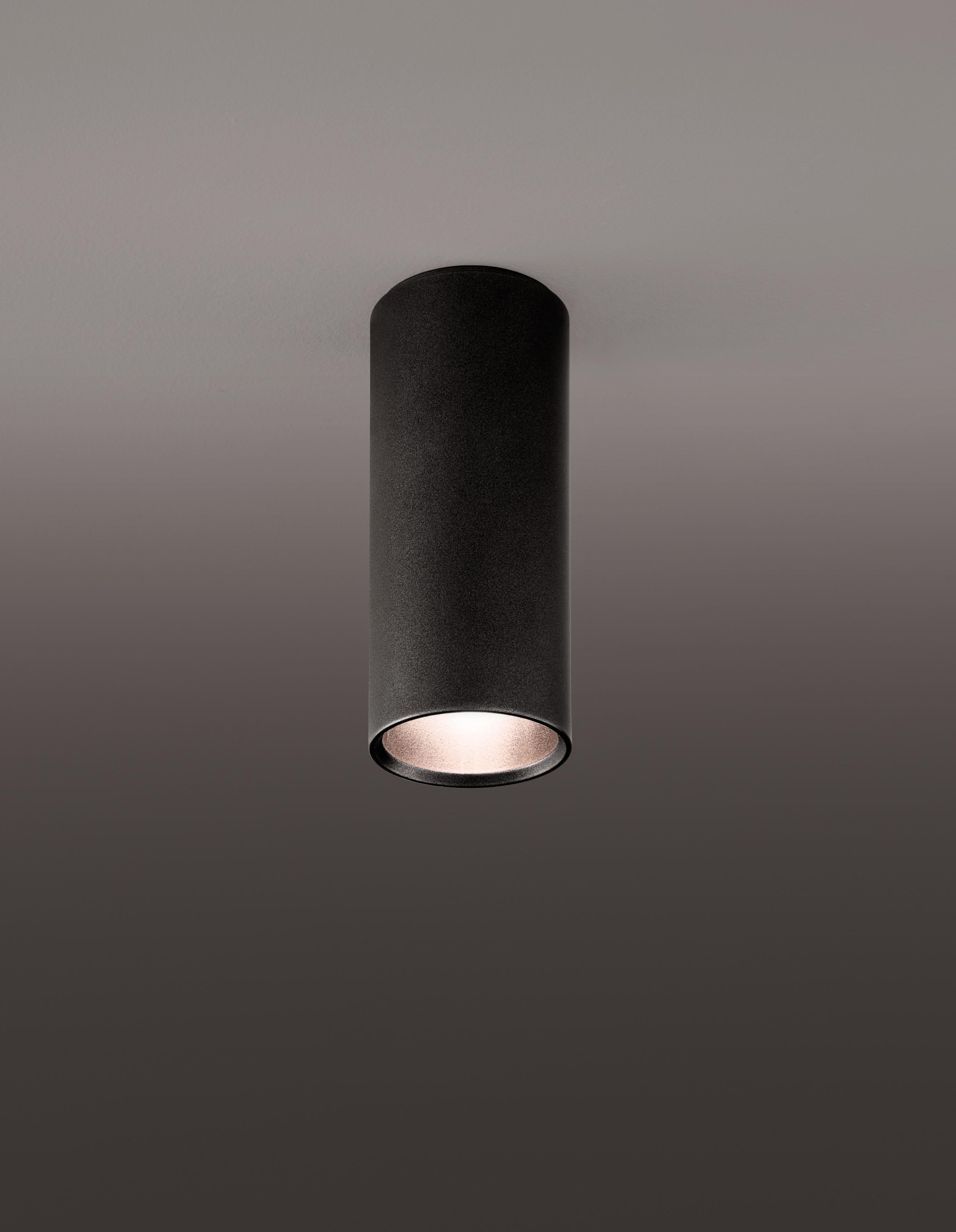 Italian Lodes A-TUBE Medium Ceiling Lamp in Coppery Bronze by Studio Italia Design For Sale