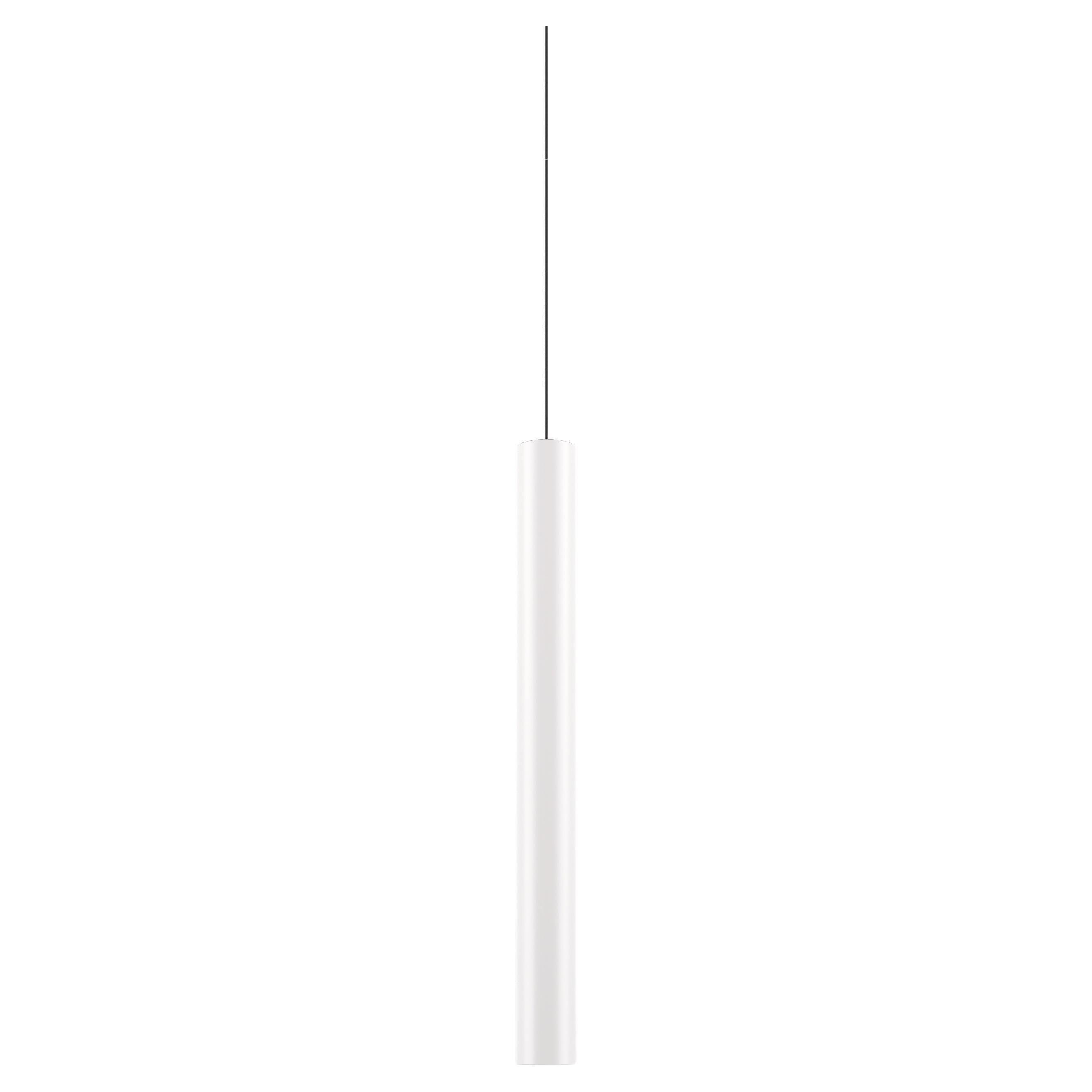 Lampada a sospensione media Lodes A-TUBE in bianco opaco di Studio Italia Design