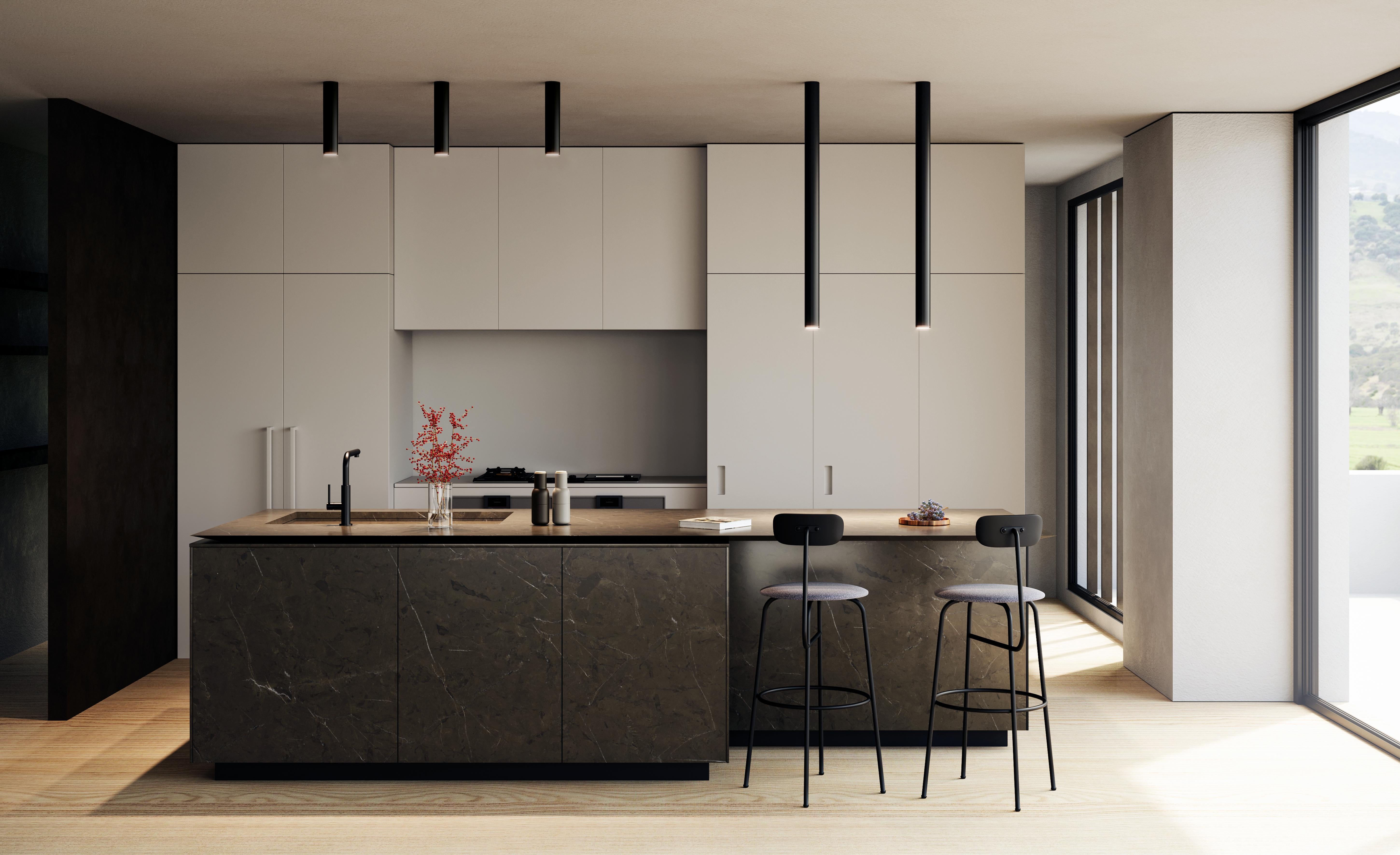 Lodes A-TUBE Lámpara de techo pequeña en bronce cobrizo de Studio Italia Design en Nuevo estado para la venta en Brooklyn, NY