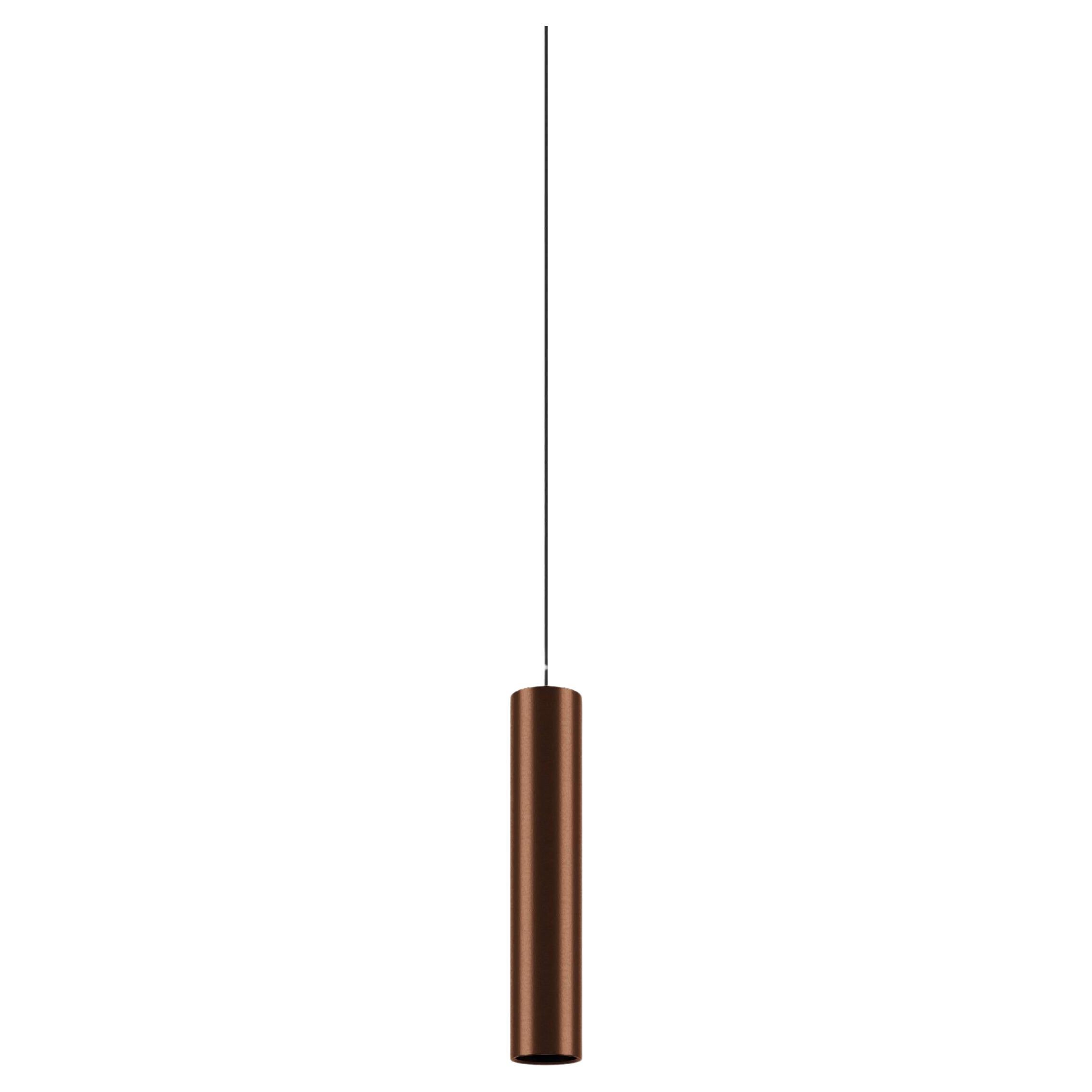 Lodes A-TUBE Pequeña Lámpara de Suspensión en Bronce Cobrizo de Studio Italia Design