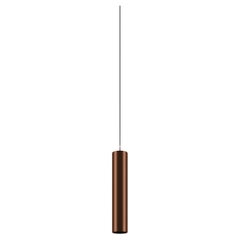 Lodes A-TUBE Small Suspension Lamp in Coppery Bronze by Studio Italia Design