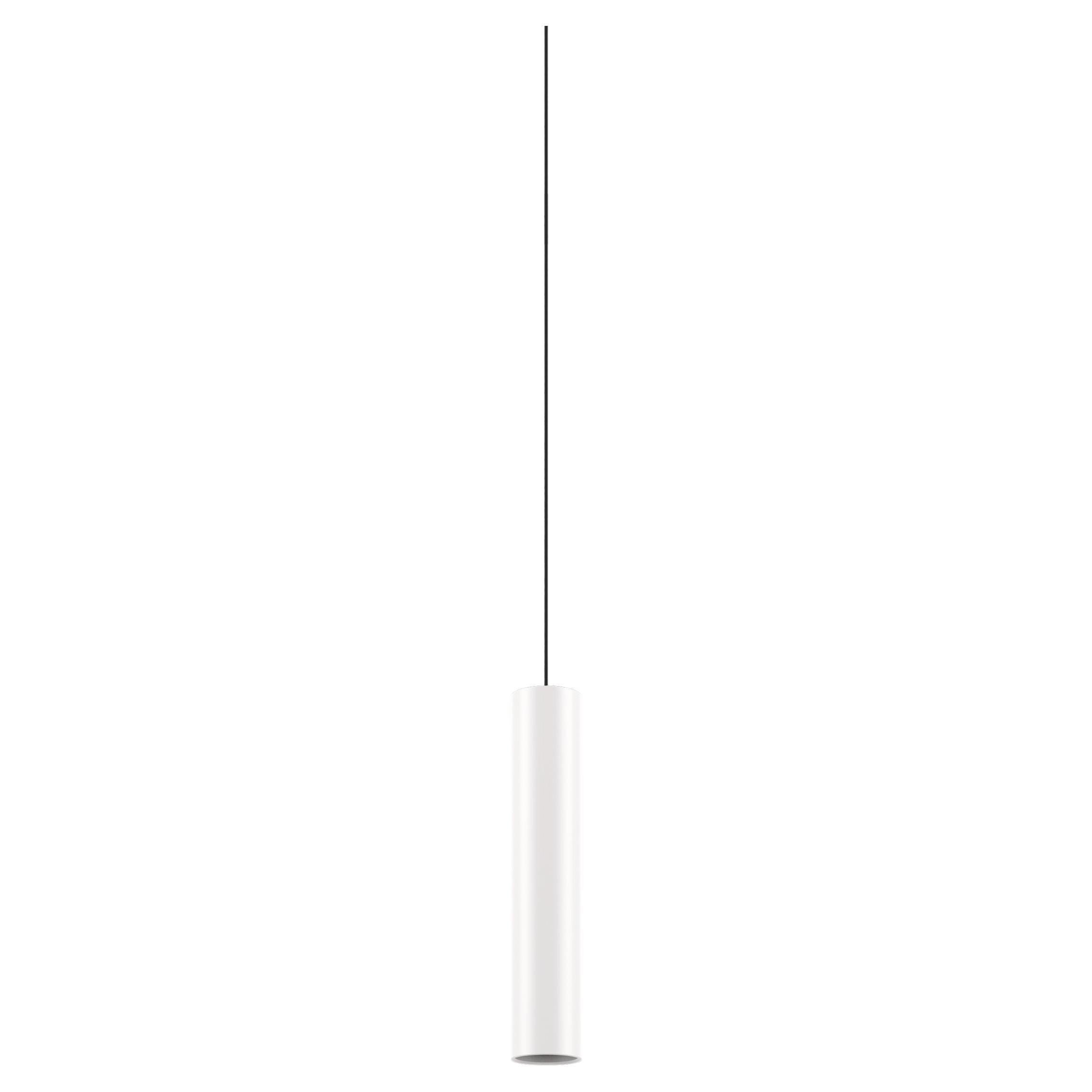 Lampada a sospensione Lodes A-TUBE Small in bianco opaco di Studio Italia Design