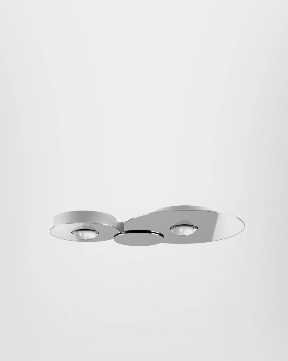 Italian Lodes BUGIA DOUBLE Ceiling Lamp by Andrea Tosetto For Sale